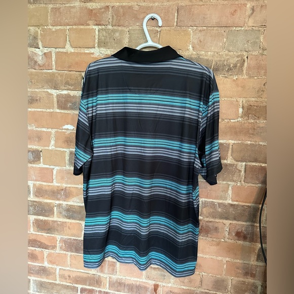 Striped Golf Polo - Picture 3 of 3
